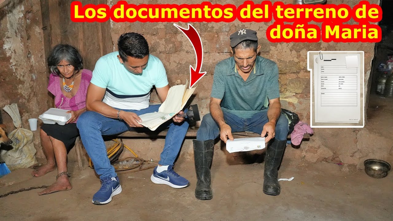 Jona tiene los documentos de los terrenos de doña Maria anda enojada doña Maria vean - Ediciones Men