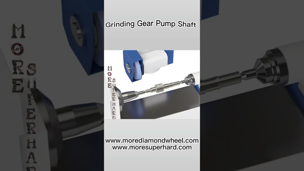 gear pump shaft grinding #grindingwheel #gearpumpshaft