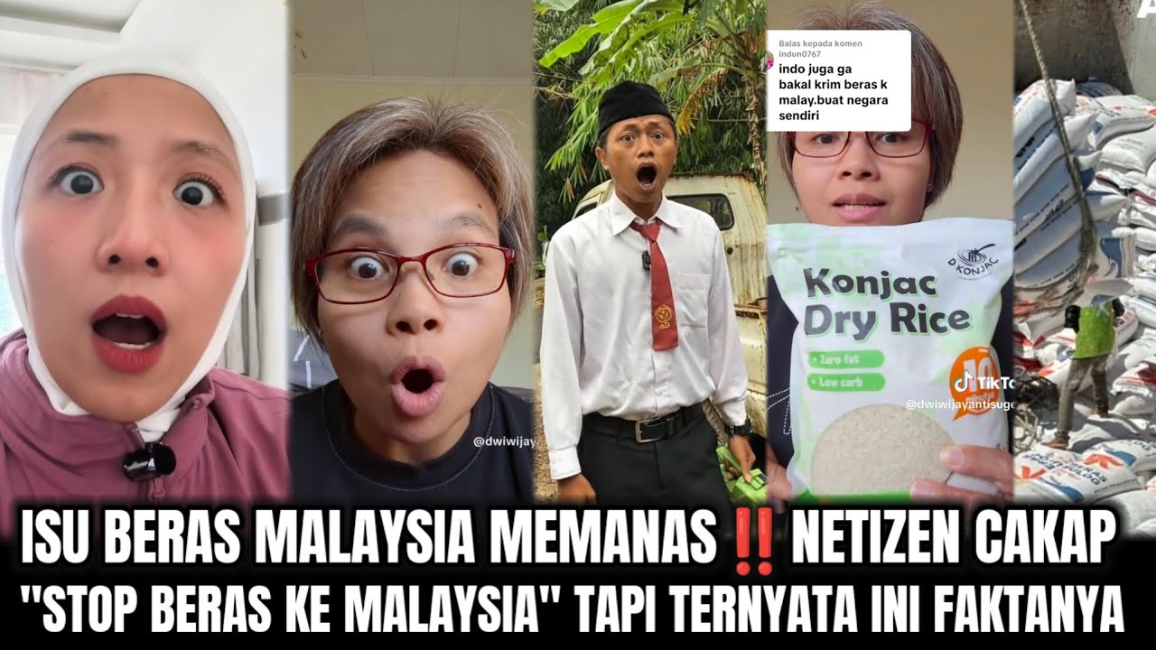 ISU BERAS MALAYSIA MEMANAS LAGI‼️NETIZEN TERTAMPAR KENYATAAN PAHIT & MEMALUKAN 