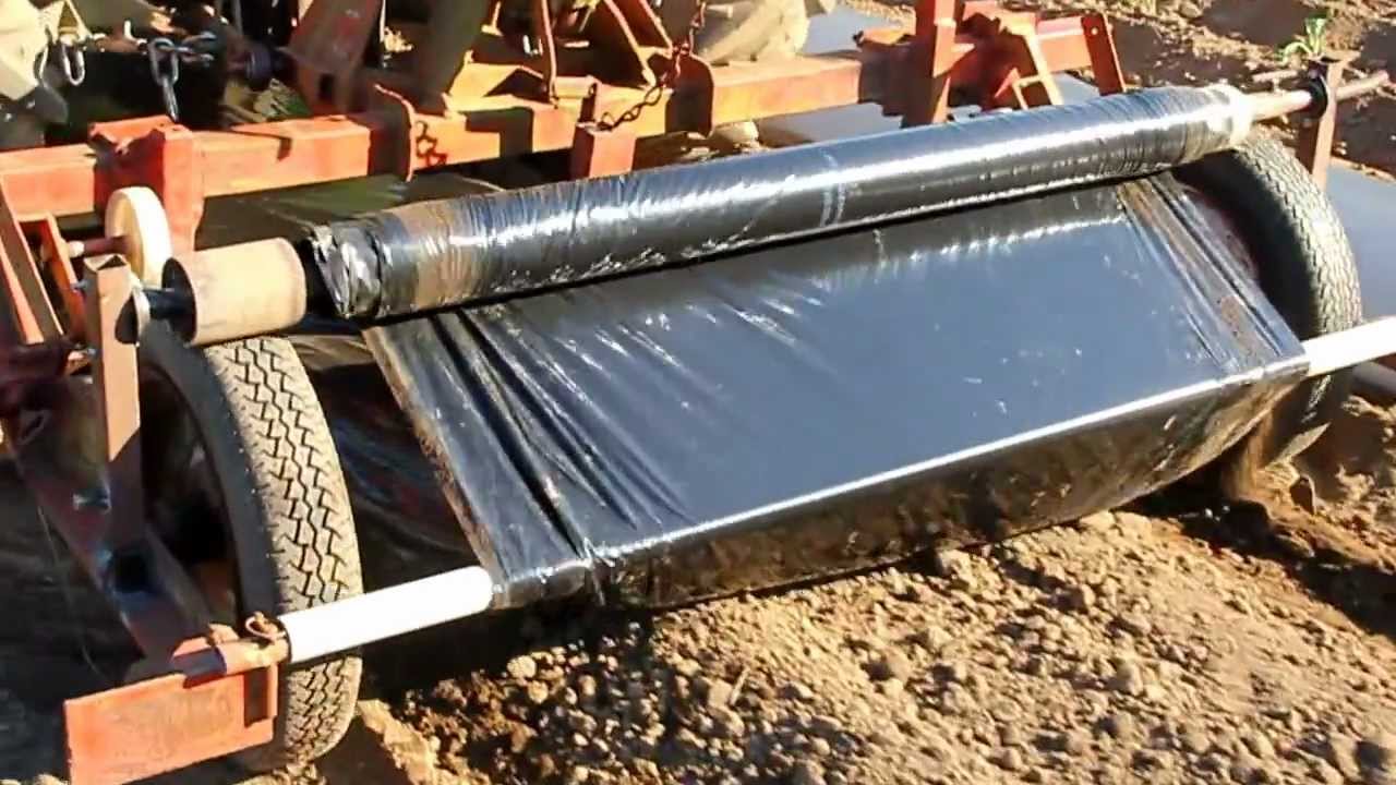 Arracheuse enrouleuse de bache