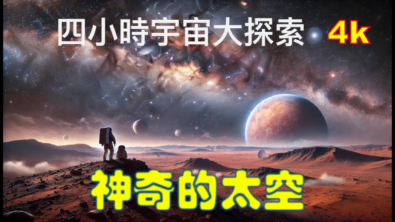 【四小時宇宙大探索】神奇的太空｜為您講述宇宙的種種奇妙知識，還能助您休閒學習、放鬆入夢，不妨試試｜ASMR助眠