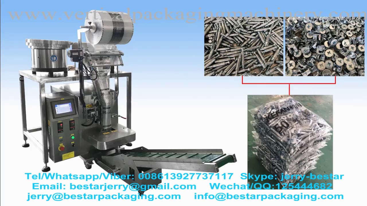 Automatic counting filling packing Small Package furniture component,Hardware Accessories,Screw,Ward