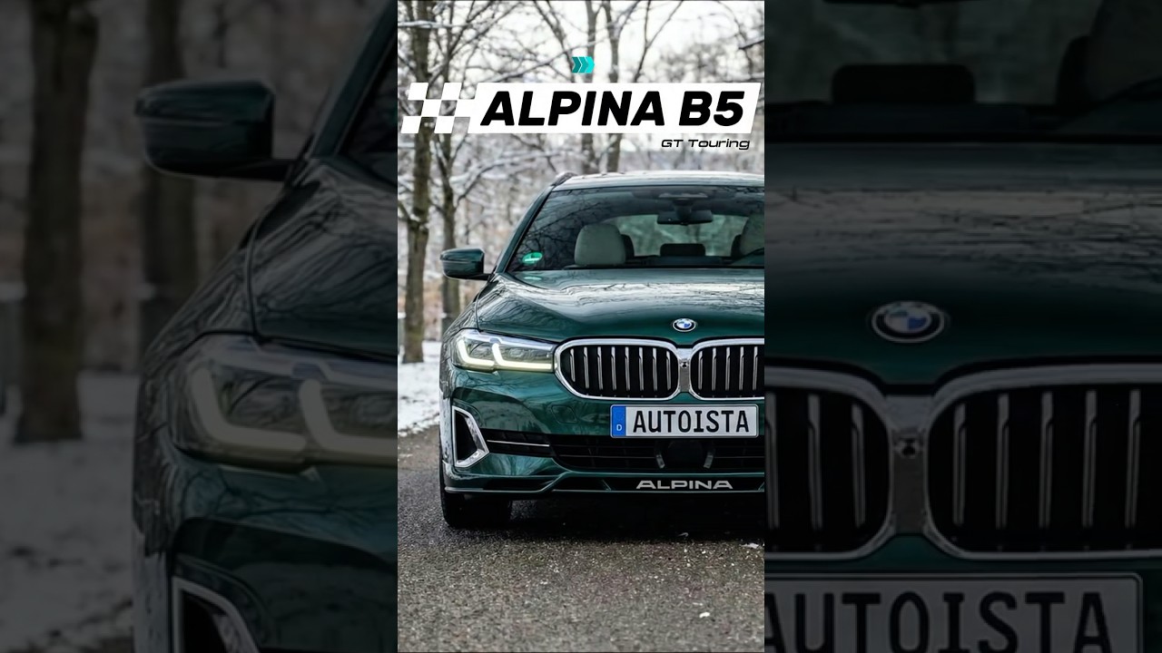 Alpina B5 GT Touring, The Ultimate Sleeper Wagon #Autoista #Alpina #B5gt #bmw #bmwm5 #carshorts