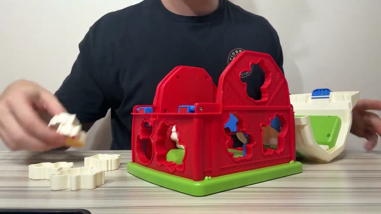 Montessori Toys for 1 2 3 Year Old Boys Girls, Musical Barn Farm Animal set for Toddler Review