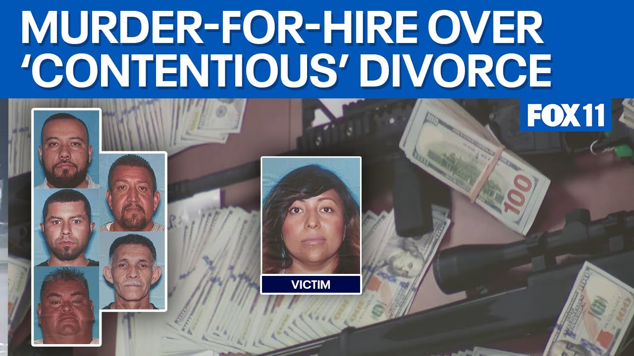 California murder-for-hire scheme stemming from ‘contentious’ divorce: 5 arrested