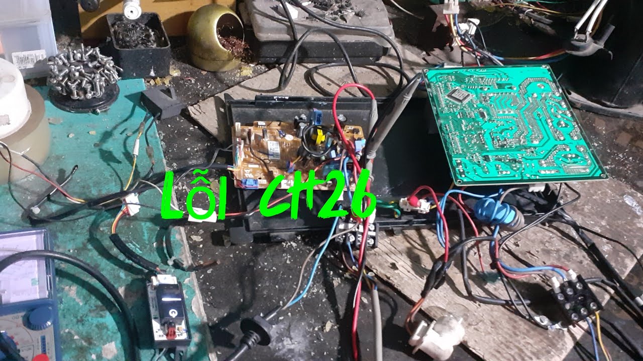 Lỗi CH26 điều hòa LG inverter. lỗi IC công suất