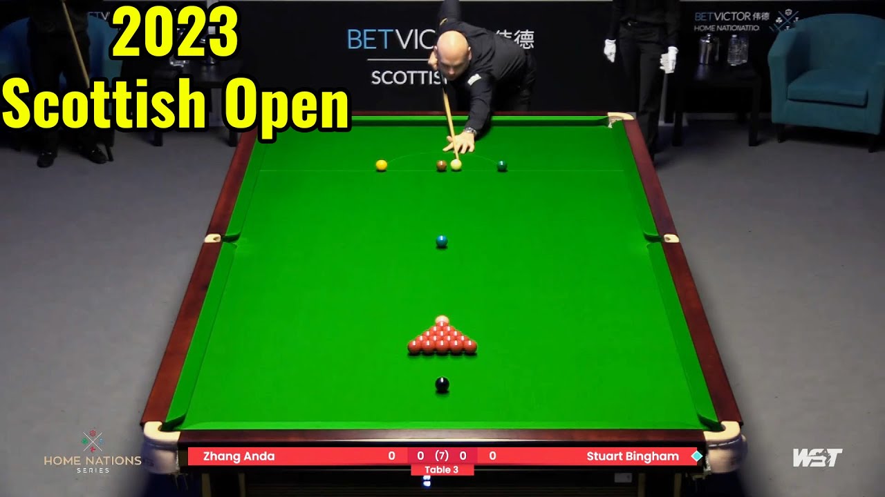 Zhang Anda vs Stuart Bingham Scottish Open 2023 Round 4 Full Match HD