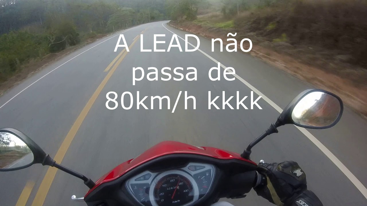 Viagem Honda Lead 110cc - 415km