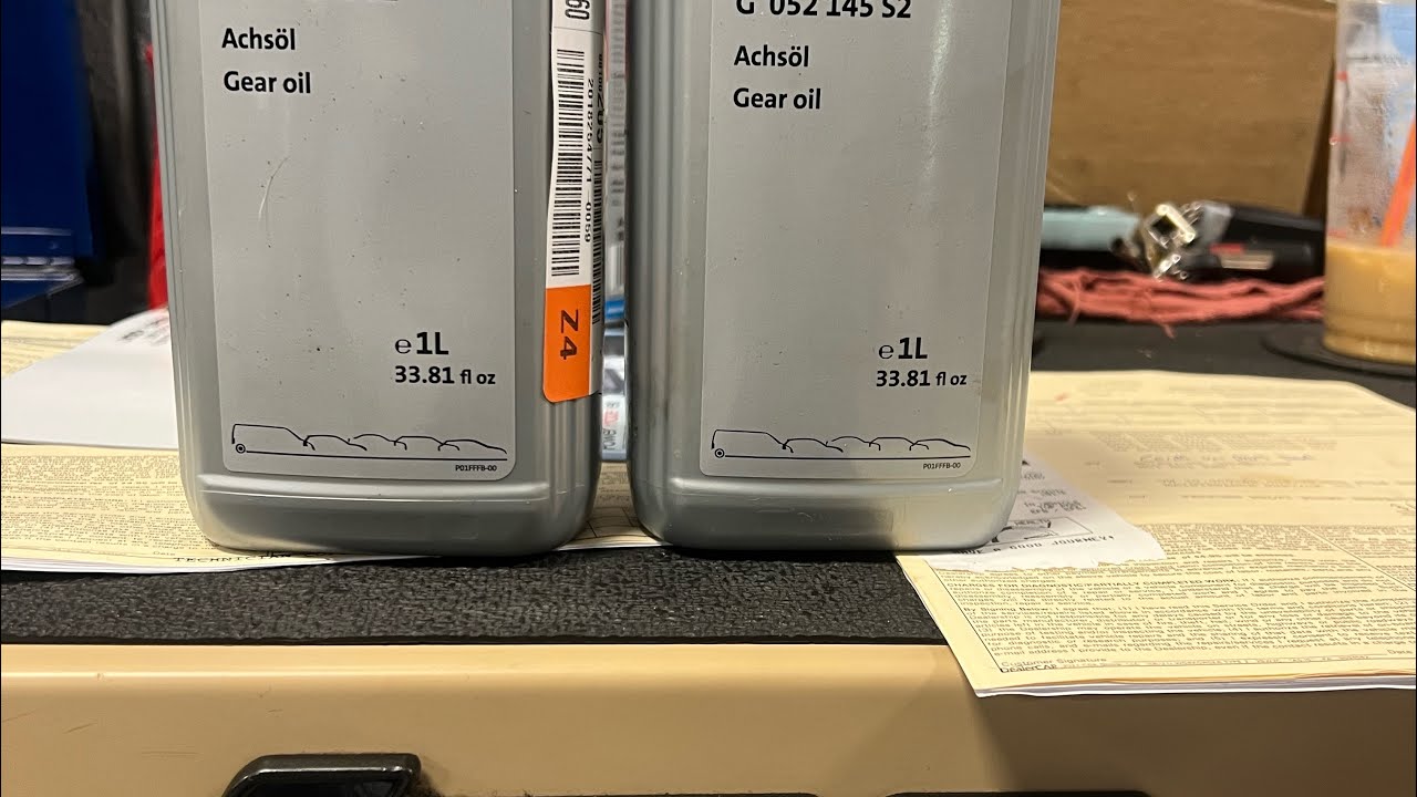 B9 Audi (s4,s5,sq5) front differential fluid flush