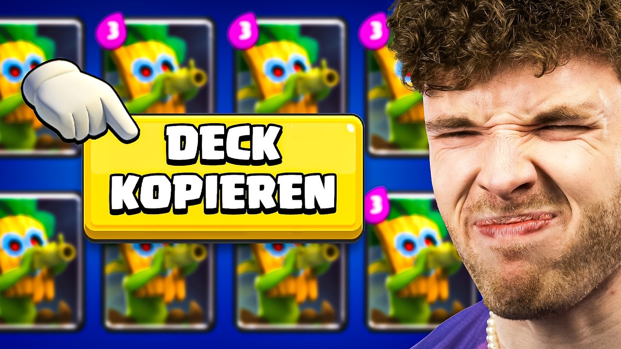 😱🤯ICH KLAUE JEDES GEGNER-DECK, BIS ES ESKALIERT... | Clash Royale Deutsch