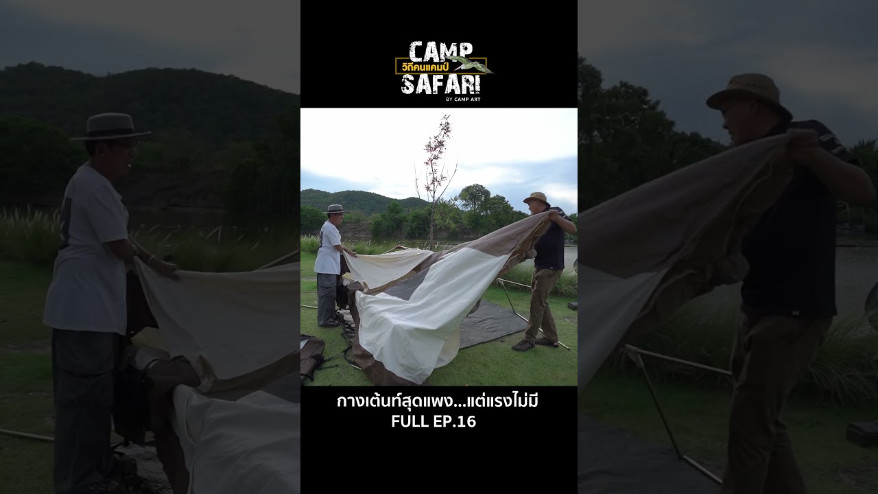 กางเต้นท์สุดแพง...แต่แรงไม่มี#เต้นท์ogawa #หลุยส์ชวนชื่น #campsafari #camptalescafeหนองรี