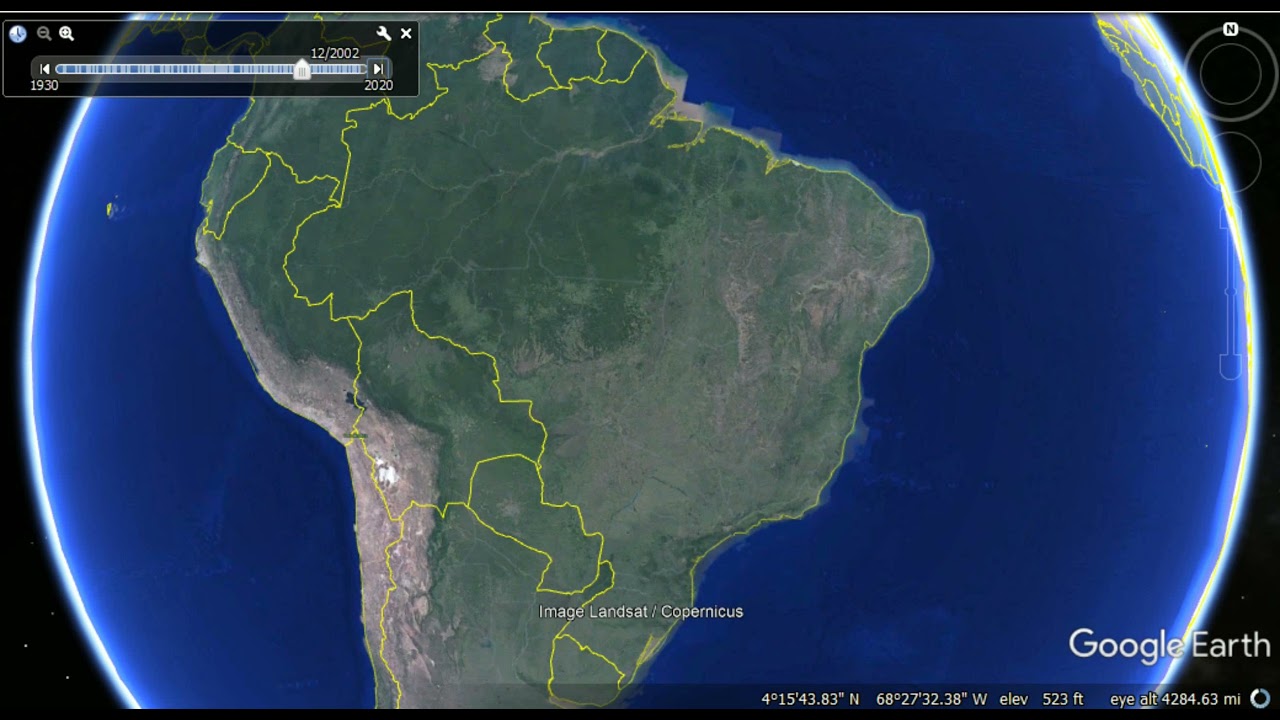 Brazil Amazon Deforestation | Climate Change | Google Earth Time Lapse