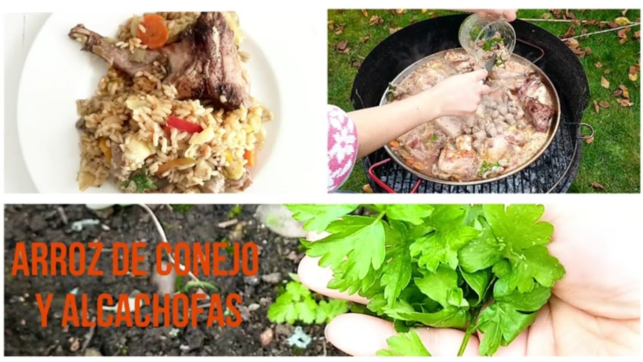 ARROZ CON CONEJO Y ALCACHOFAS ¡Cocinando en el fuego! | La Cocina de Mar Borrull