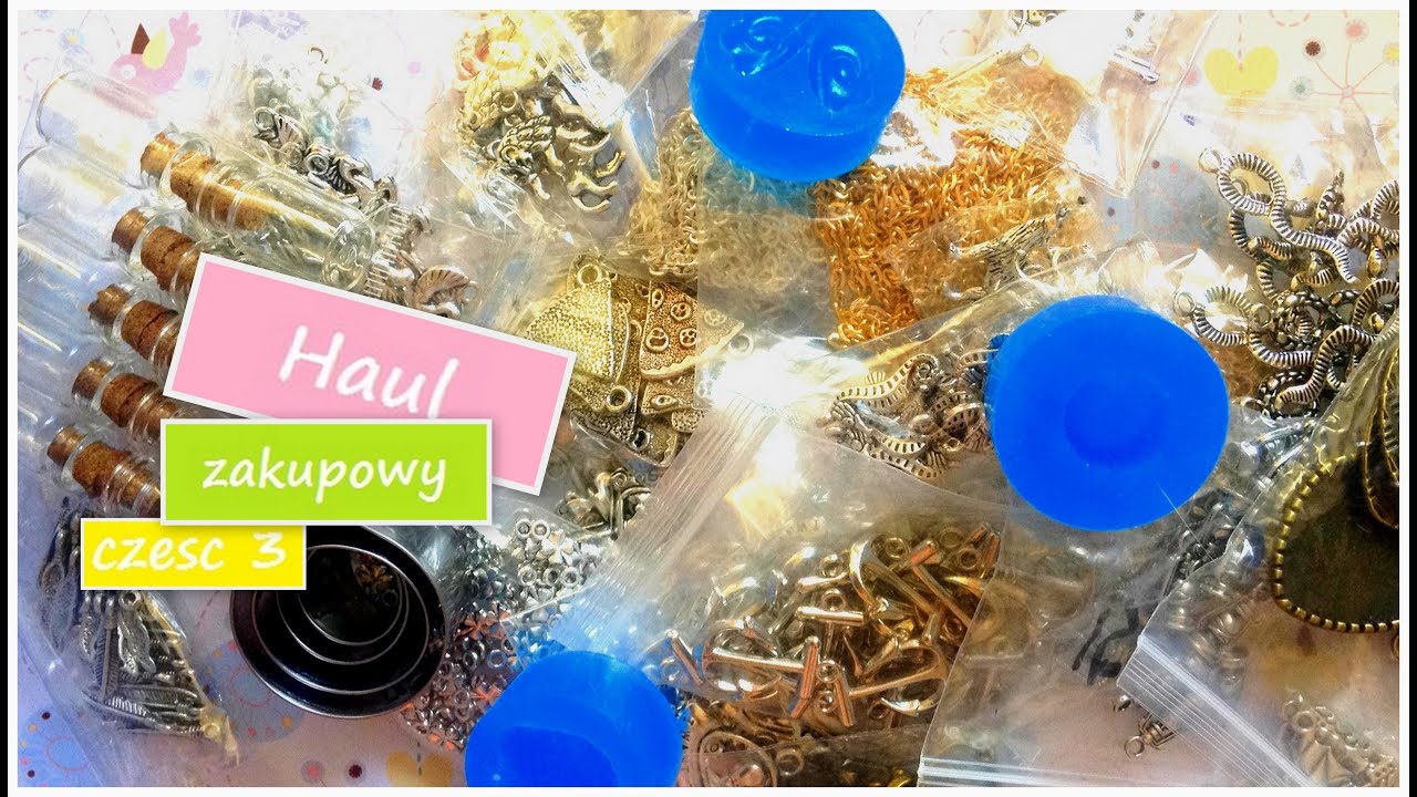 Haul Zakupowy, cz. 3 - zawieszki (charmsy) i foremki (e-bay, aliepress)