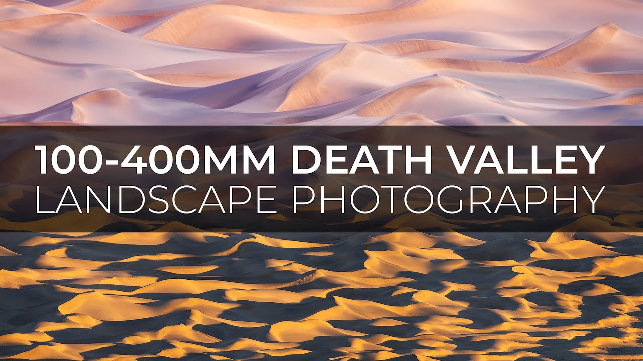 Телеобъектив 100–400 мм для фотосъемки песчаных дюн