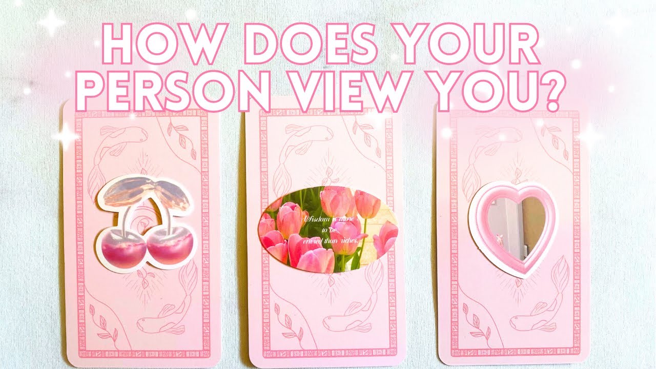 🌷🪞HOW DOES YOUR CRUSH/PERSON VIEW YOU?🪞💞 PICK A CARD Tarot reading