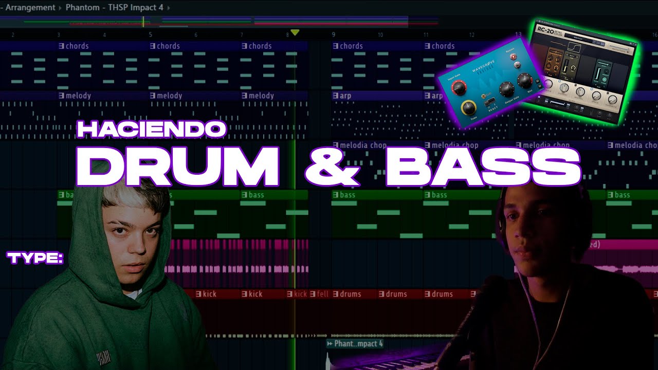Haciendo un BEAT de DRUM & BASS (Saiko TYPE beat)