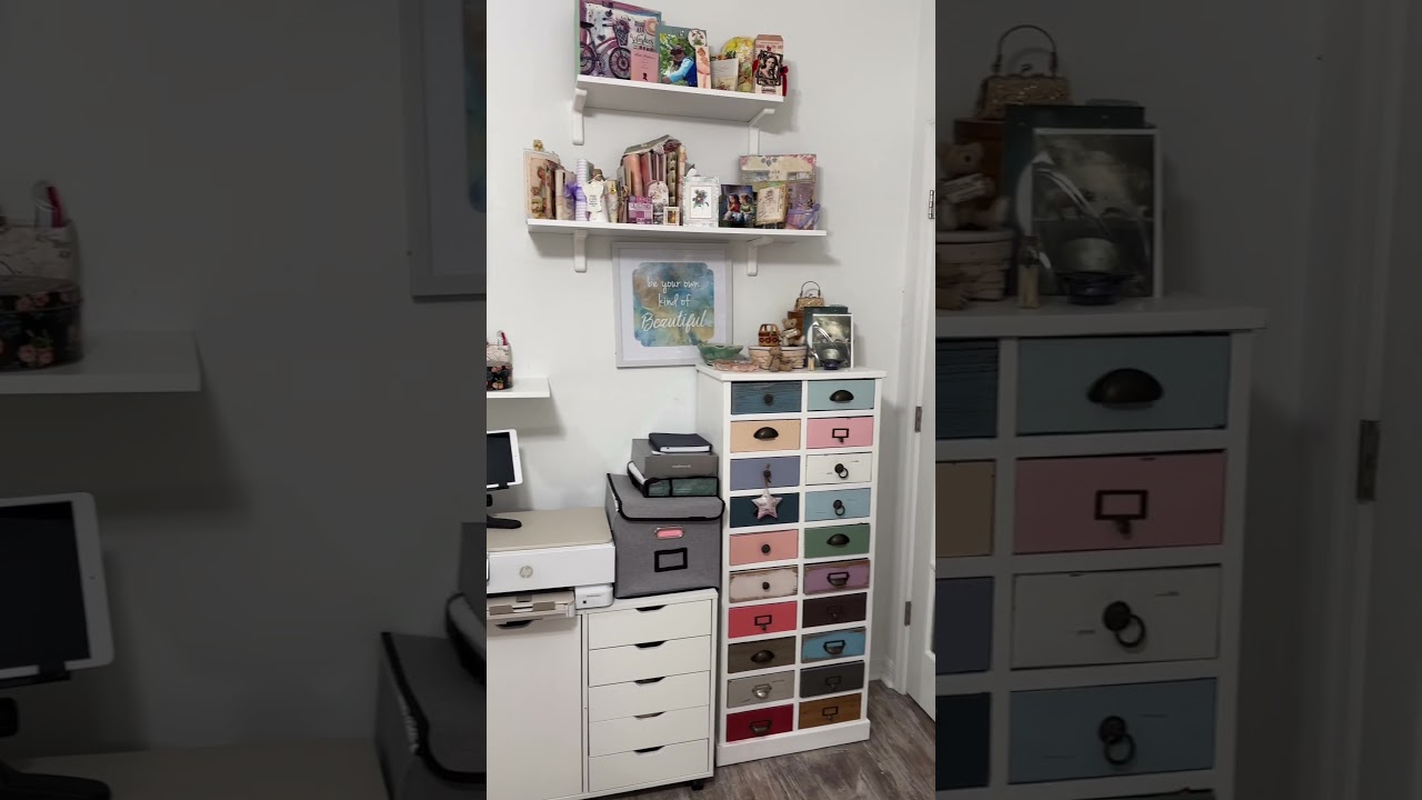 #craftroomorganization #smallcraftspaceideas #journalcommunity #junkjournalcreator #artist