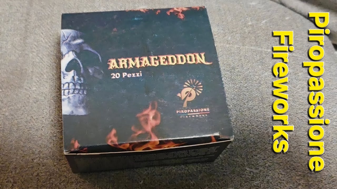 ARMAGEDDON von Piropassione Fireworks / Reibkopf Blitzkracher aus Italien in der Klasse P1 