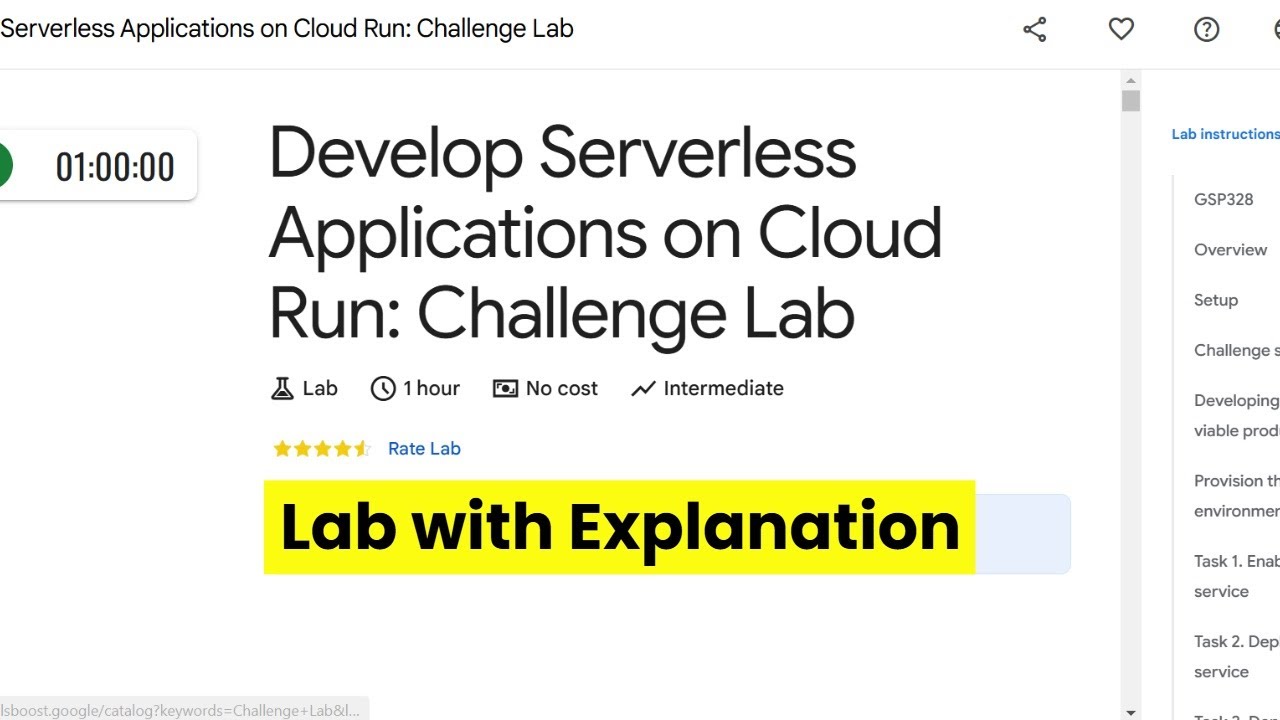 Разработка бессерверных приложений в Cloud Run Challenge Lab | Лабораторная работа GCP с пояснениями
