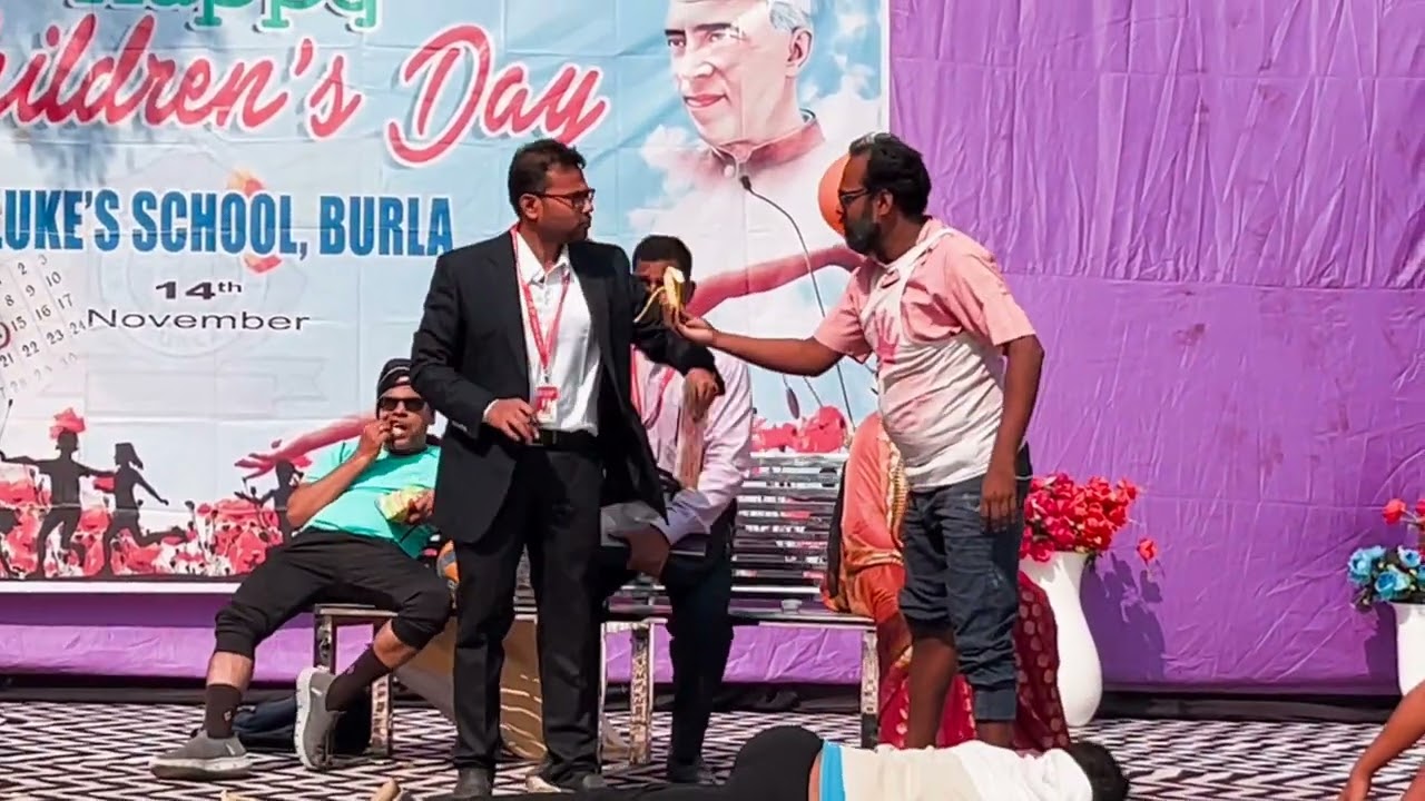 Funny Comic Act by Male Teachers & Dance | Children’s Day Special 2025