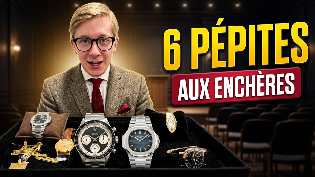 6 iconiques montres historiques aux enchères - Vente 