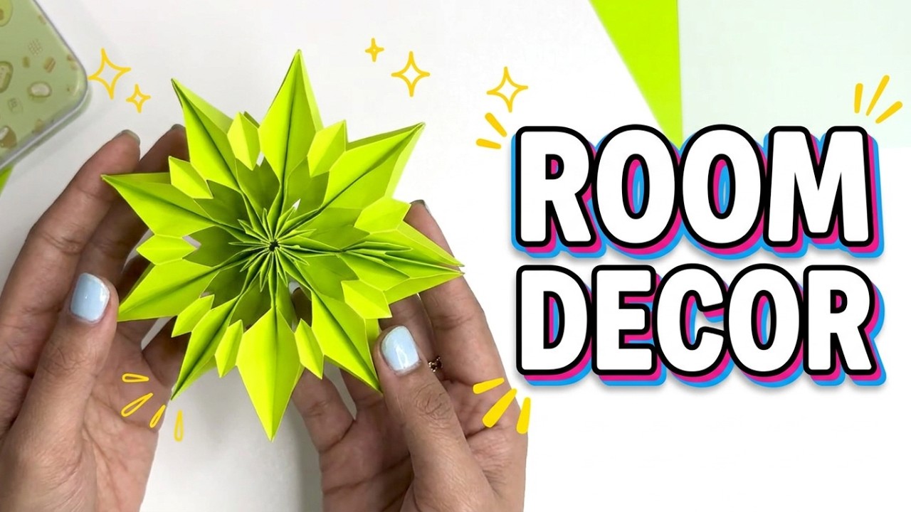 Make a Stunning Paper Star in Minutes! ✨| Easy DIY