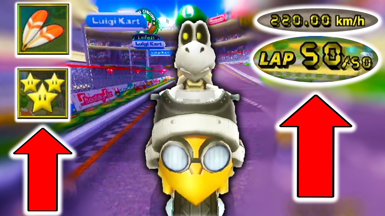 The Craziest Luigi Circuit Race I've Ever Played