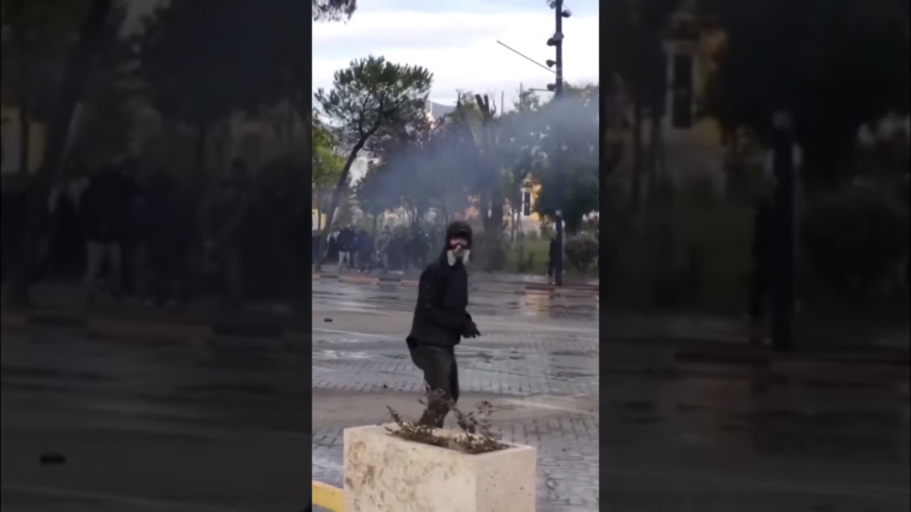 Smoke, Police, and Protests: The Street Aftermath #shorts