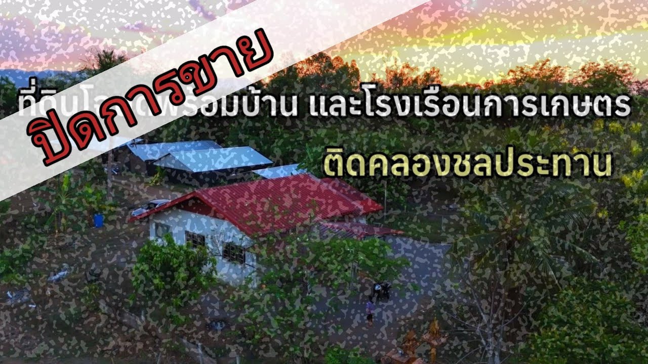 🏡 ที่ดินโฉนดพร้อมบ้าน และโรงเรือนเพาะเห็ด ,สวนผสมผสาน ติดคลองชลประทาน | ปากท่อ ราชบุรี