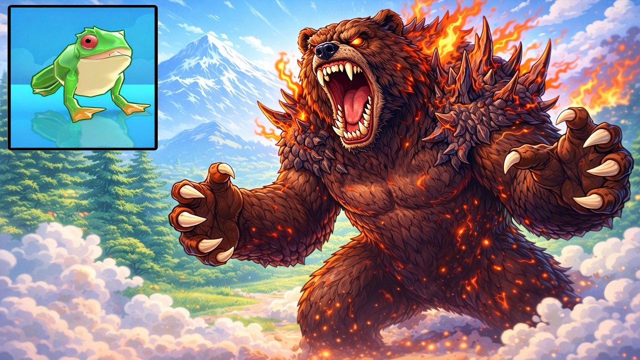 🐸Frog Run Animal Evolution Gameplay Walkthrough Levels 1 Satisfying Running (Android,iOS)