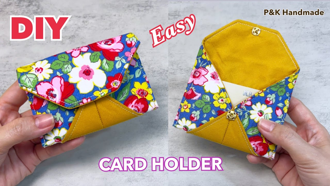 EASY TO MAKE ✅ HOW TO MAKE ADORABLE CARD HOLDER WALLET | SEWING TUTORIAL |