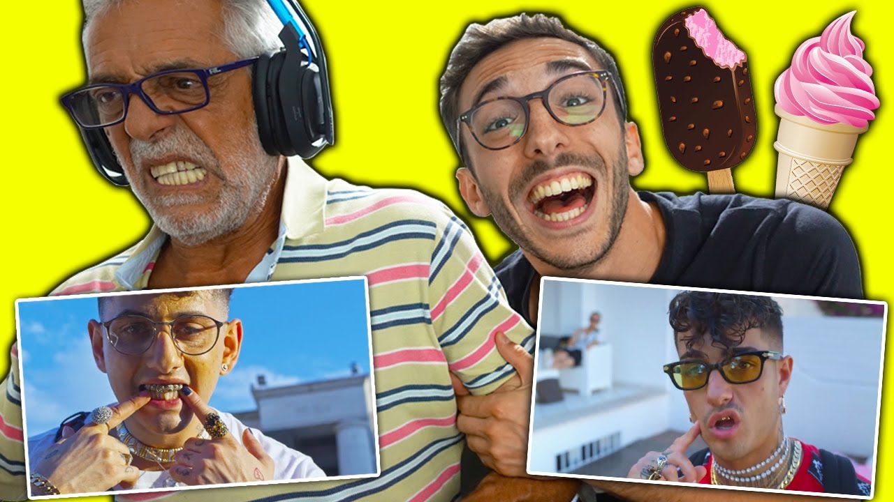 MIO PADRE REAGISCE A CONO GELATO - DARK POLO GANG