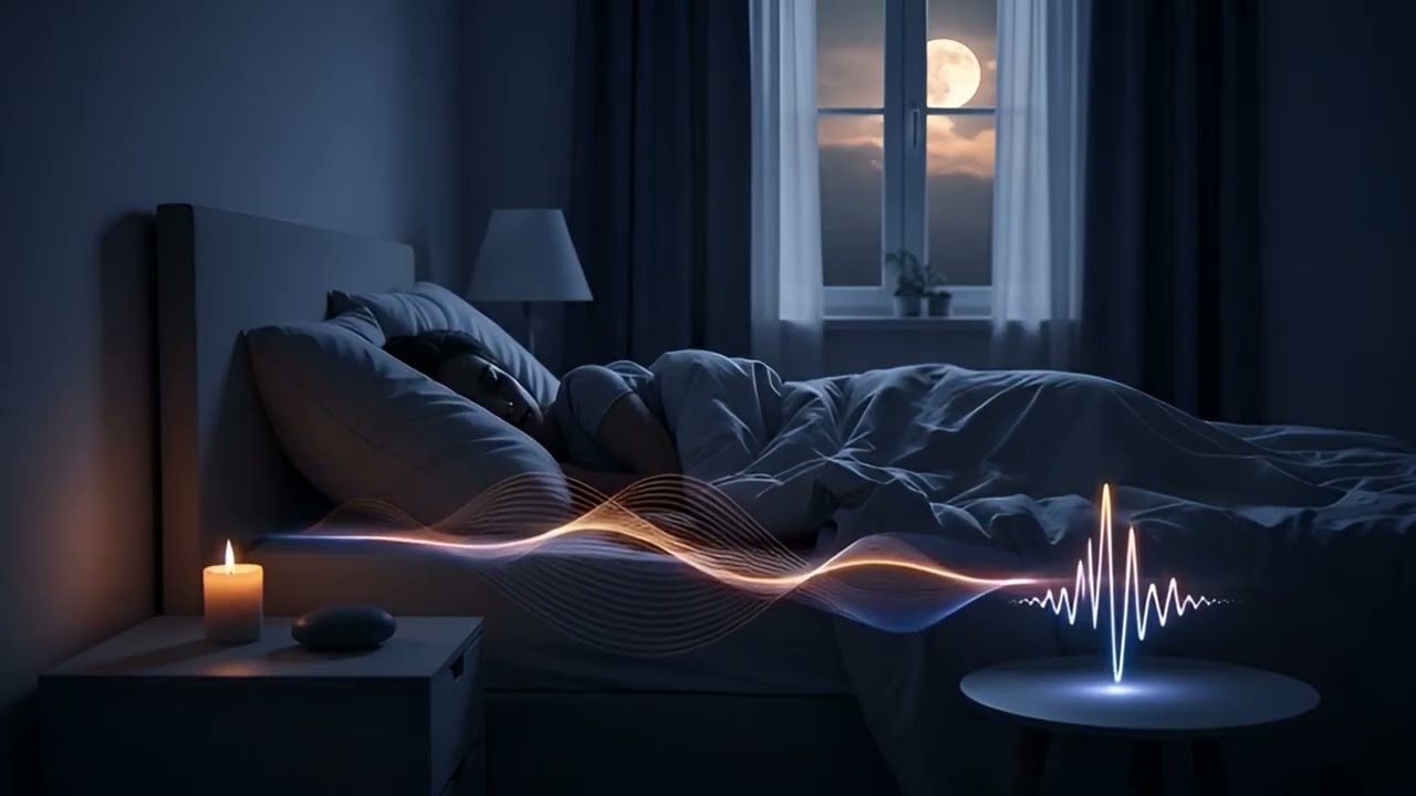 432Hz Sleep Music 8 Hours | Dark Room, Deep Sleep