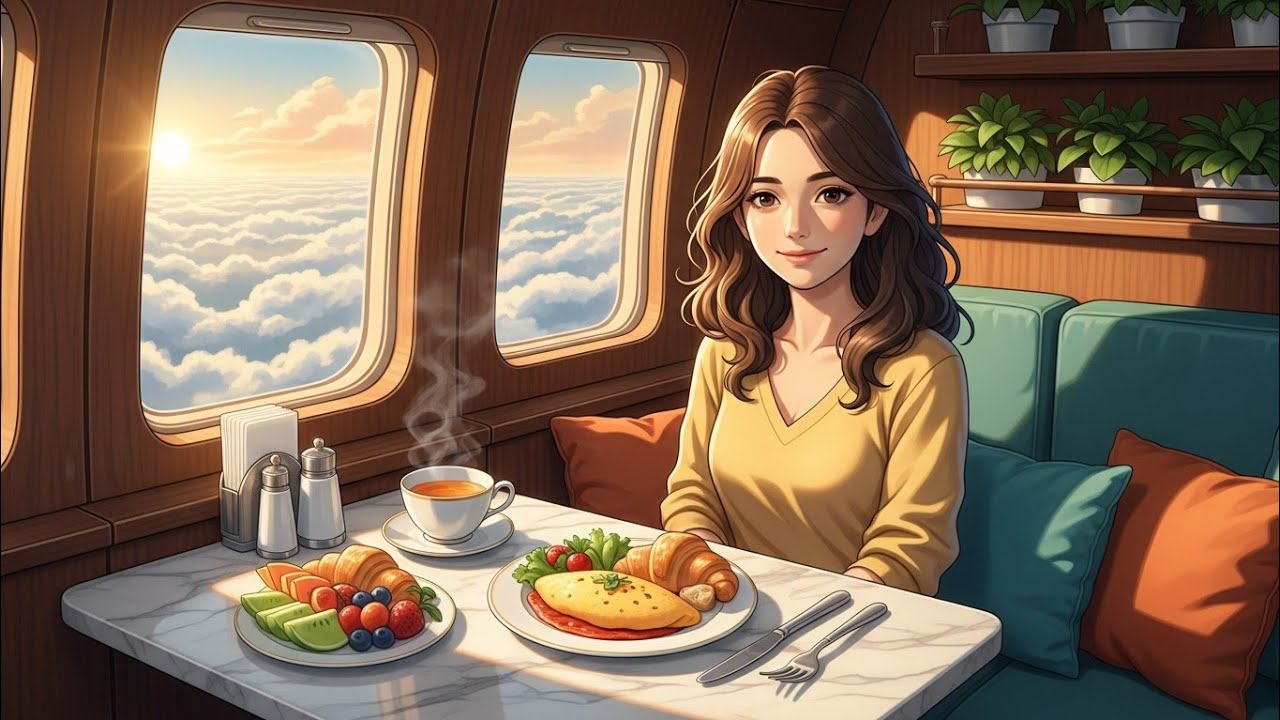 “Her Home Is a Plane ✈️ | A Ghibli Dream Life”#aestheticvideo #slowliving #studioghibli #plane 