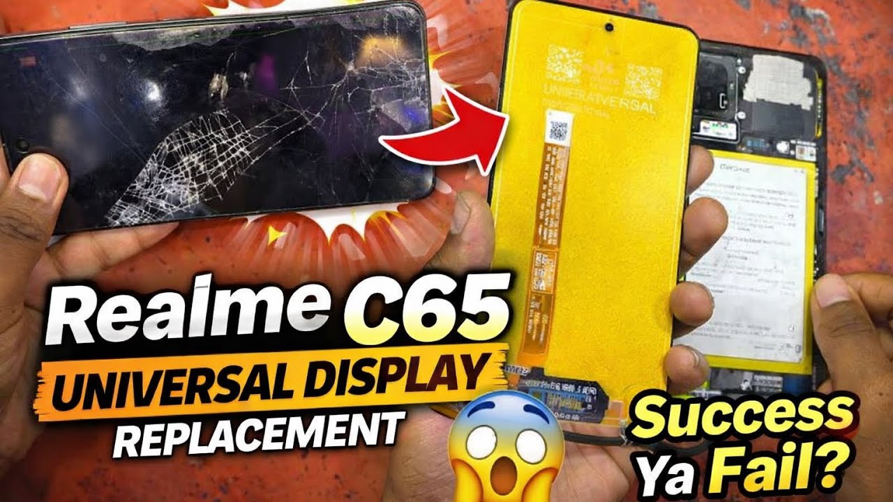 Realme C65 Universal Display Replacement | Paisa Vasool Ya Nuksaan?🤔| Realme C65 Display Replace