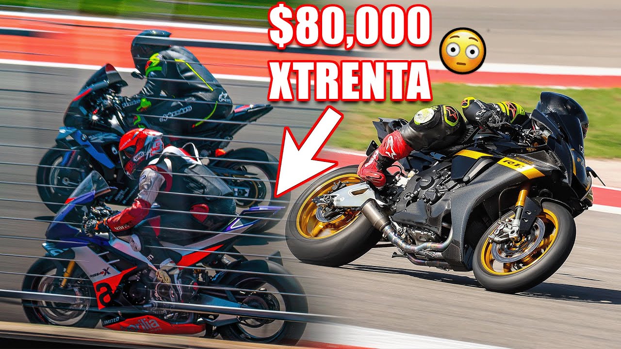 RACING My SUPERBIKES On A MotoGP TRACK 😈| M1000rr, R1M, Xtrenta, Brutale 1000rr COTA Track Day