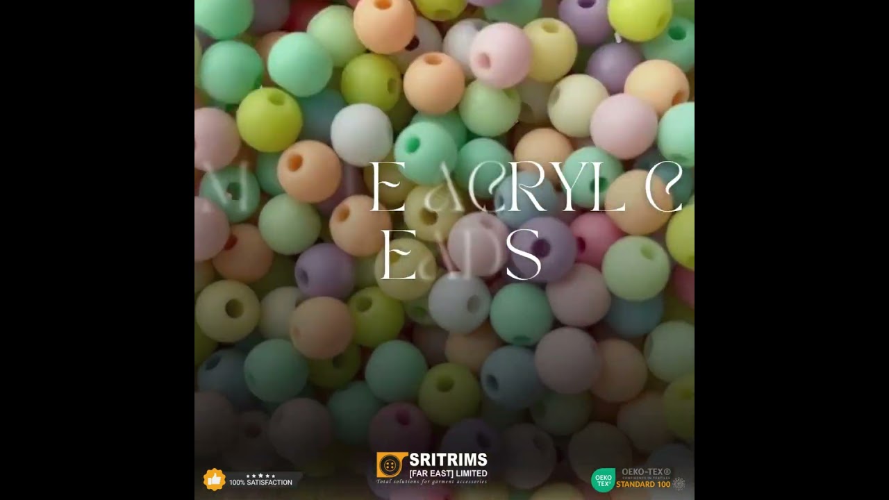 Pastel Matte Acrylic Beads