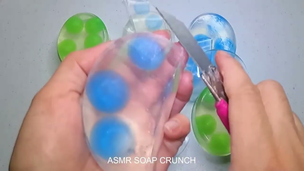 SOFT Glycerin Soap Cutting ASMR COMPILATION Satisfying Sounds No Talking