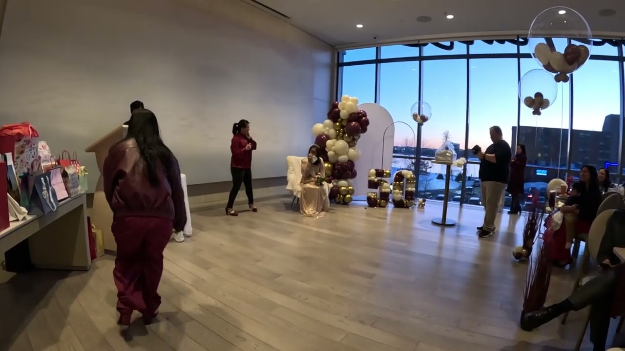 Fun Games at Surprise Party for Mom