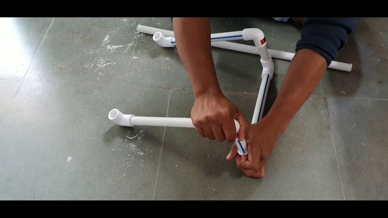 DIY - PVC Pipe laptop stand
