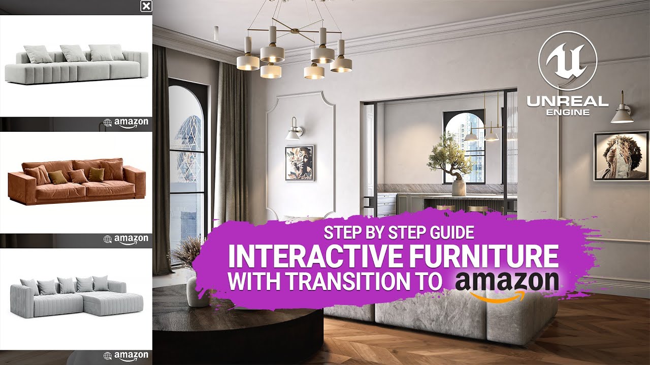 Interactive Furniture Replacement with transition to Online Store | Unreal Engine Tutorial