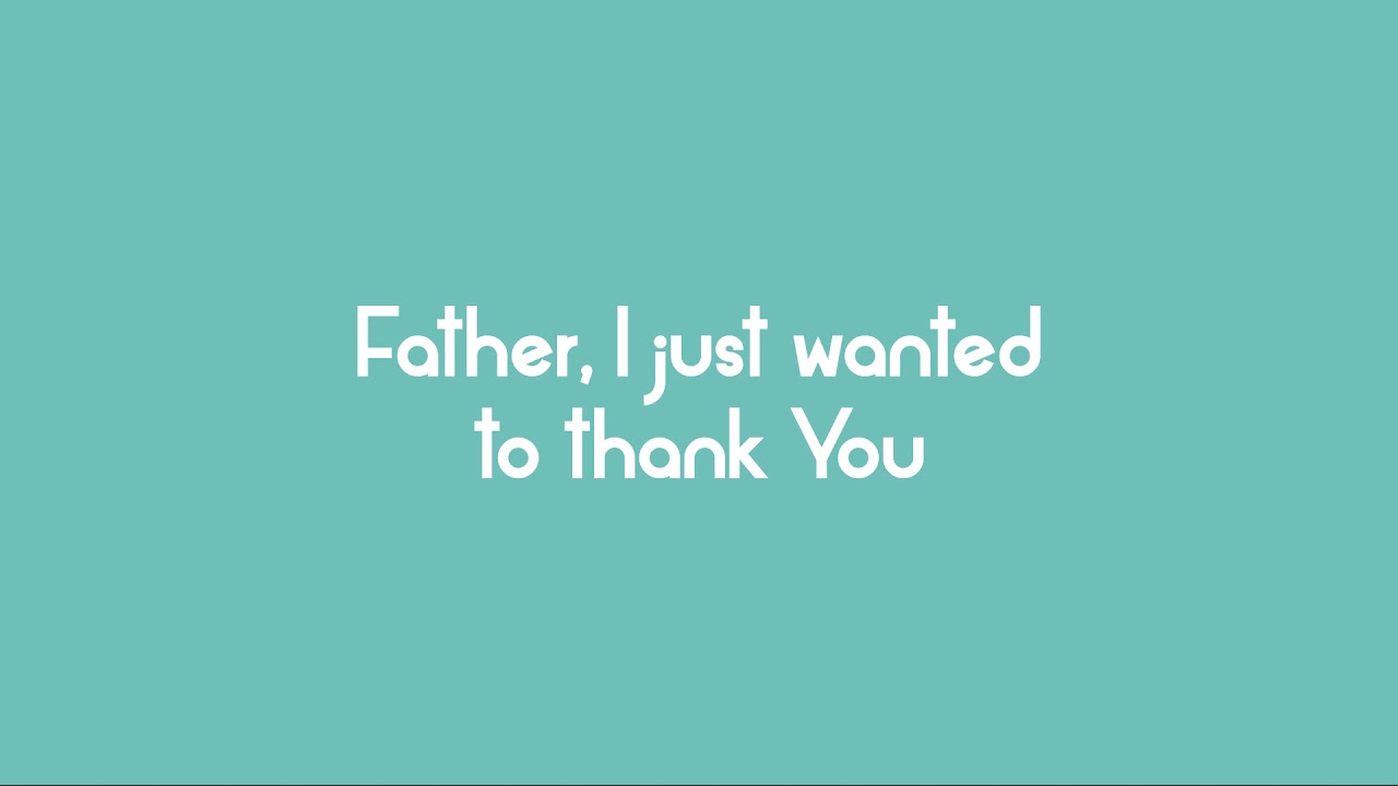 Isla Vista Worship - Thank You (Lyrics)