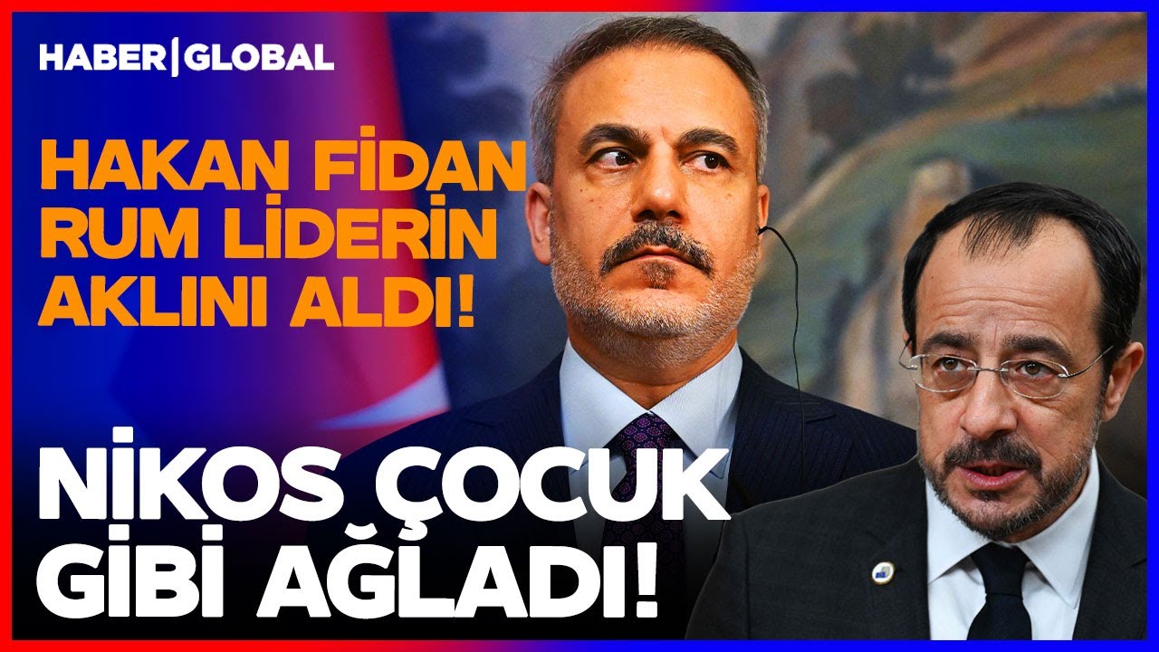 Hakan Fidan Hepsinin Aklını Aldı! Rum Lider Nikos Çok Fena Bocaladı!