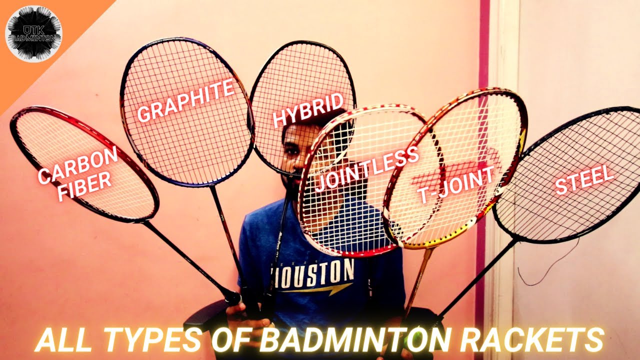 Types of Badminton Rackets you can BUY! Watch this before buying!