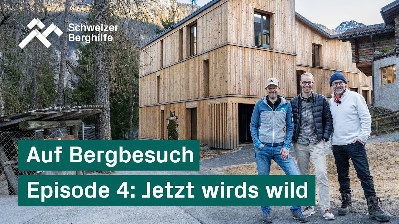 Auf Bergbesuch: Nik Hartmann und Kurt Zgraggen treffen den Bären im Zoo des Marécottes. Episode 4/5