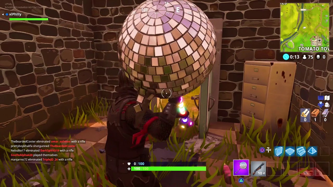 *NEW* DISCO BRAWL FORTNITE PICKAXE SOUND EFFECTS AND GAMEPLAY! @LYCANPHILLY