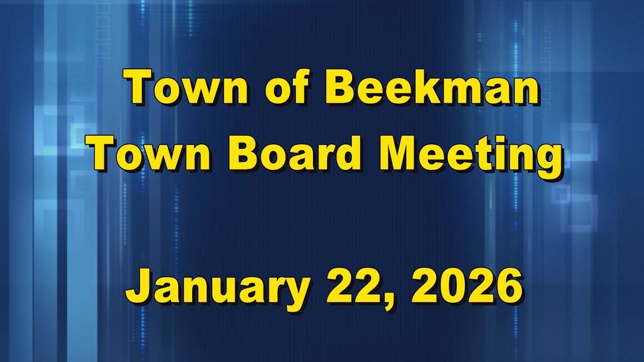 Beekman Town Board 1 22 26
