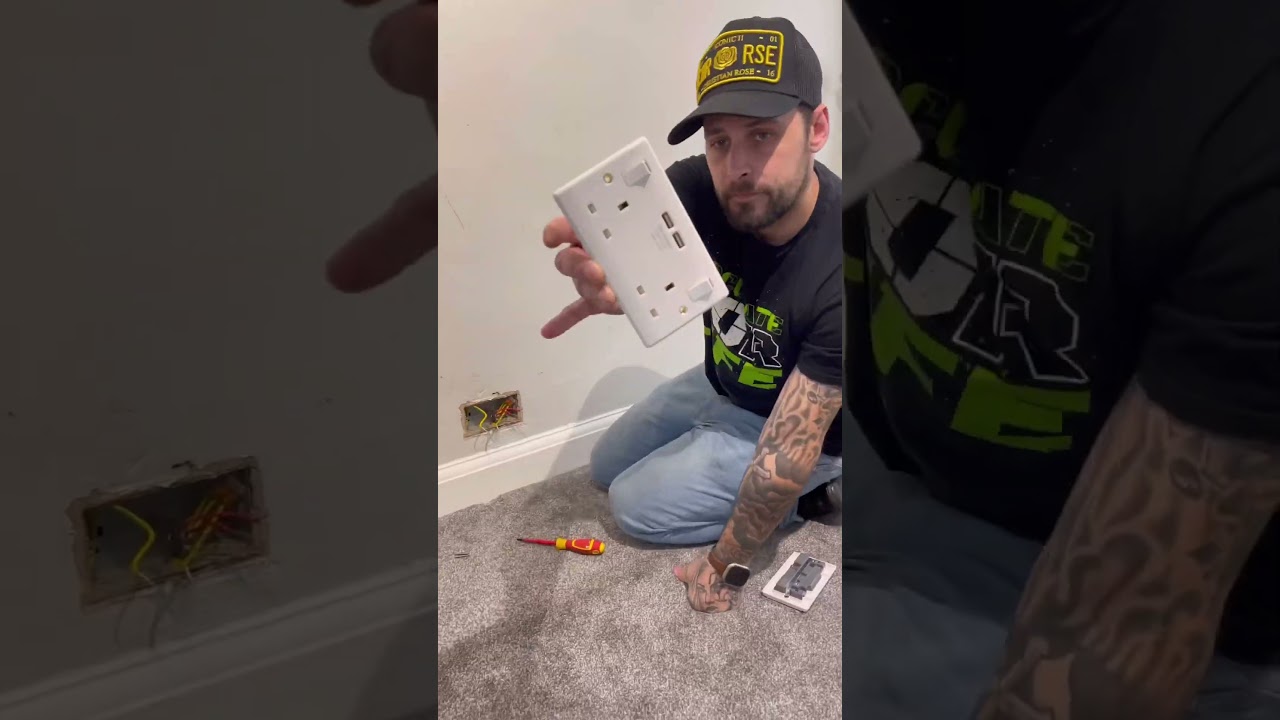How To Upgrade Your Plug Sockets (USB) #diy #shorts