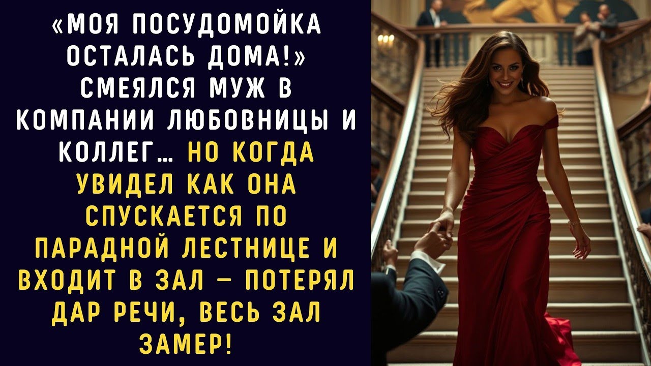 «Моя посудомойка осталась дома!» — смеялся муж над женой в компании любовницы и друзей… Н поплатился